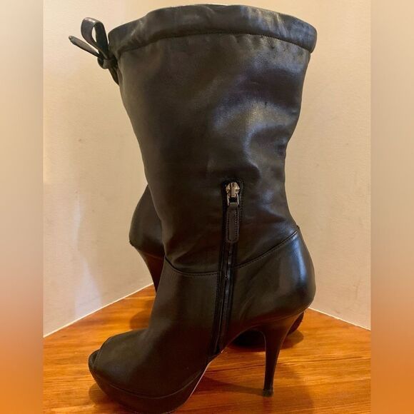 Prada Peep Toe Platform Bootie EU37 - Picture 2 of 12